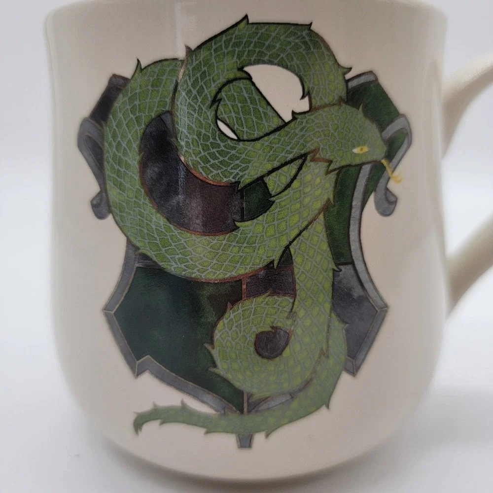 Harry Potter Hogwarts Slytherin Pottery Barn Stoneware Coffee Mug No Box
